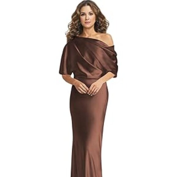 NWT One-shoulder Gown - Picture 1 of 7